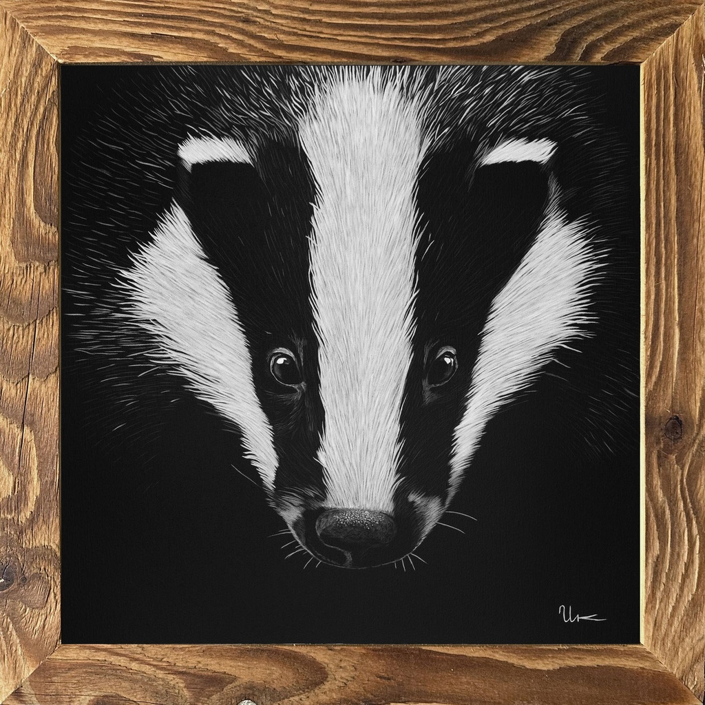 FineArt Print "Finia" incl. vintage frame