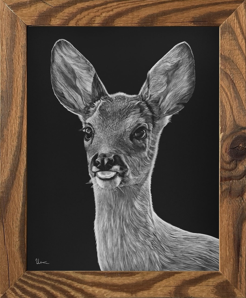 FineArt Print "Seraina" incl. vintage frame