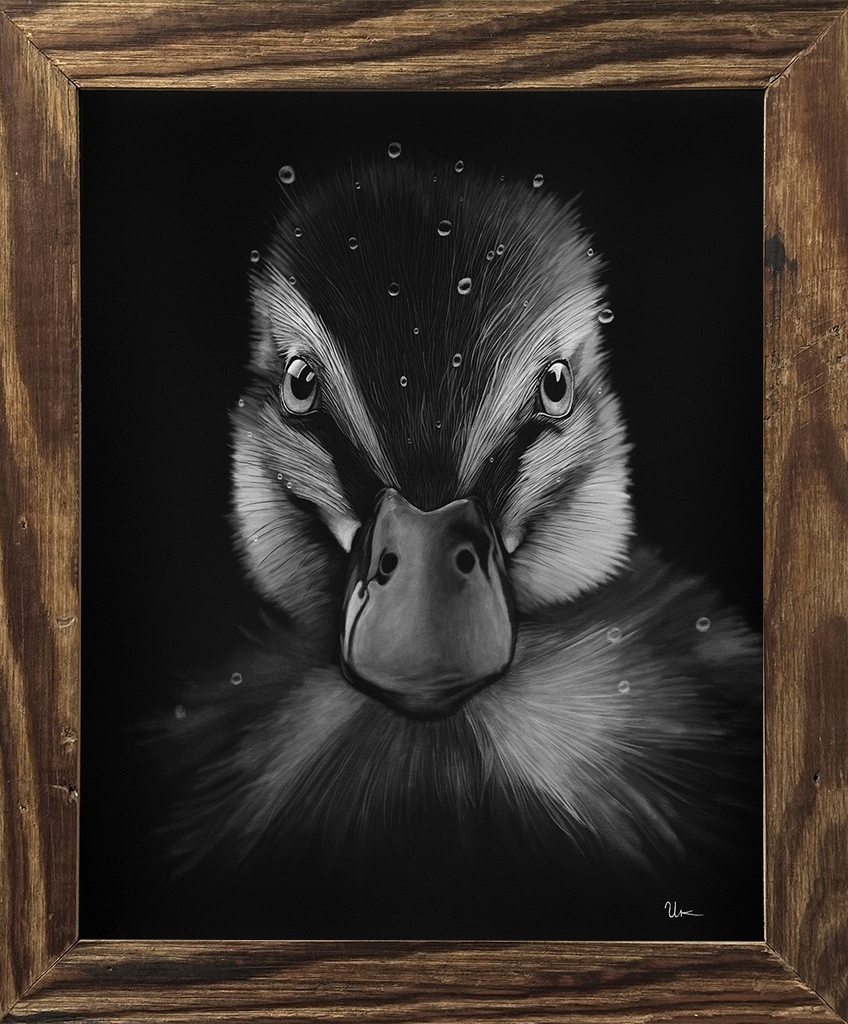 FineArt Print "Lisa" incl. vintage frame