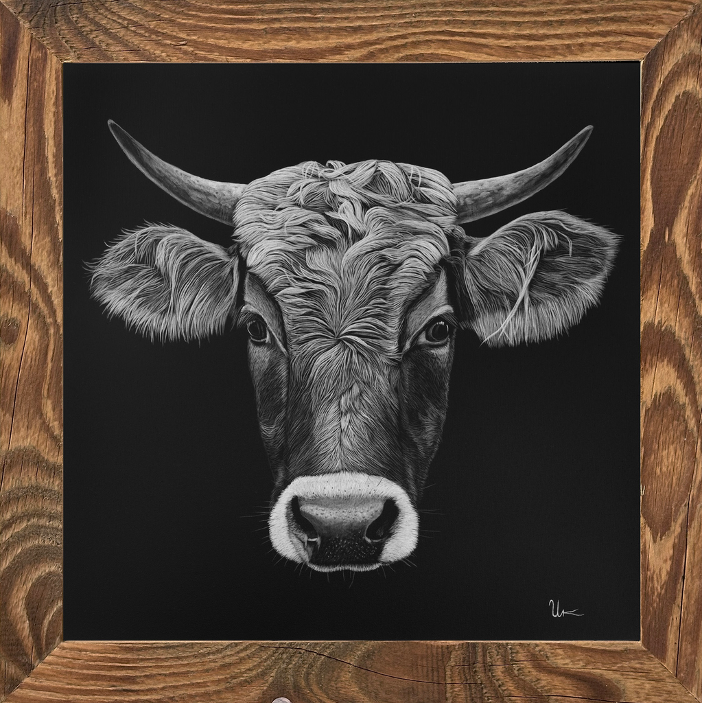 FineArt Print "Elsa" incl. vintage frame