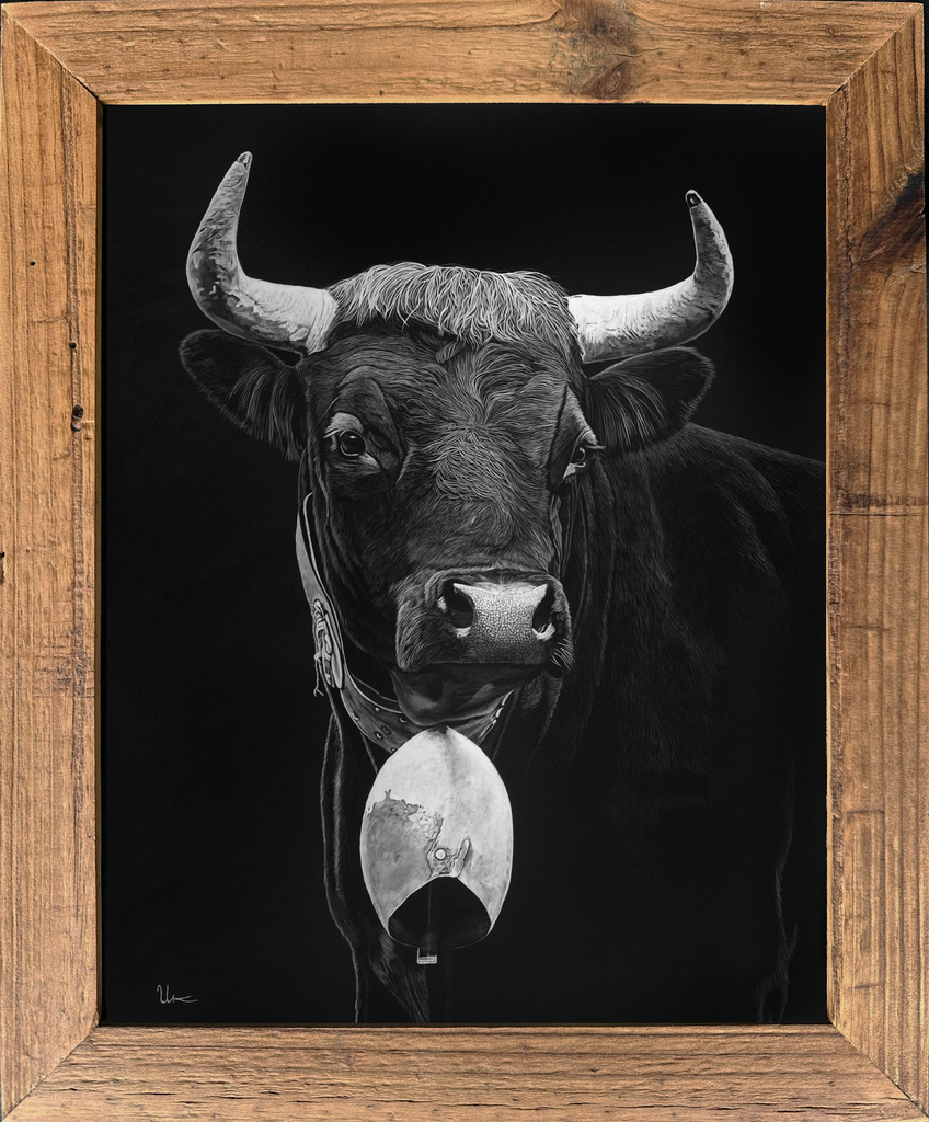 FineArt Print "Sina" incl. vintage frame