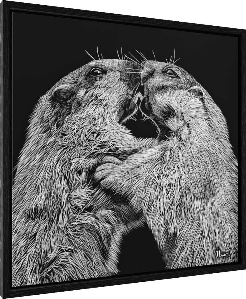 ArtBox Print "Hans & Heiri" (Black oak, width 15 mm, depth 29 mm)