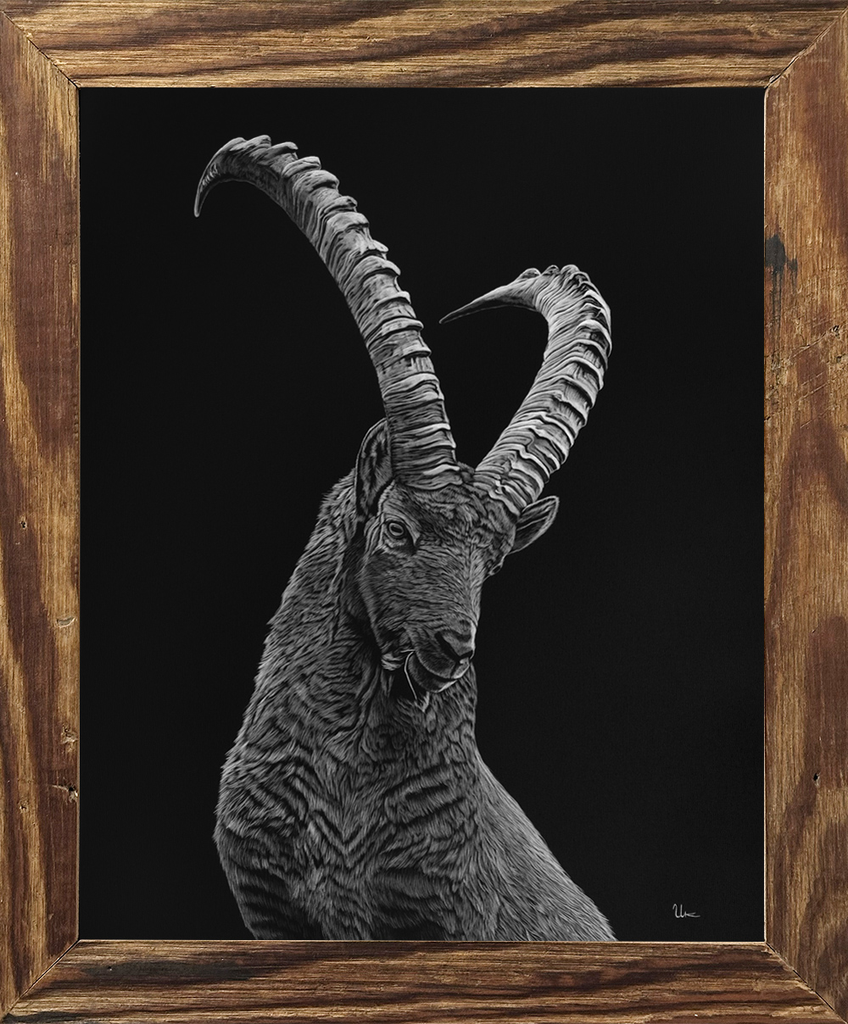 FineArt Print "Andri" inkl. Altholzrahmen