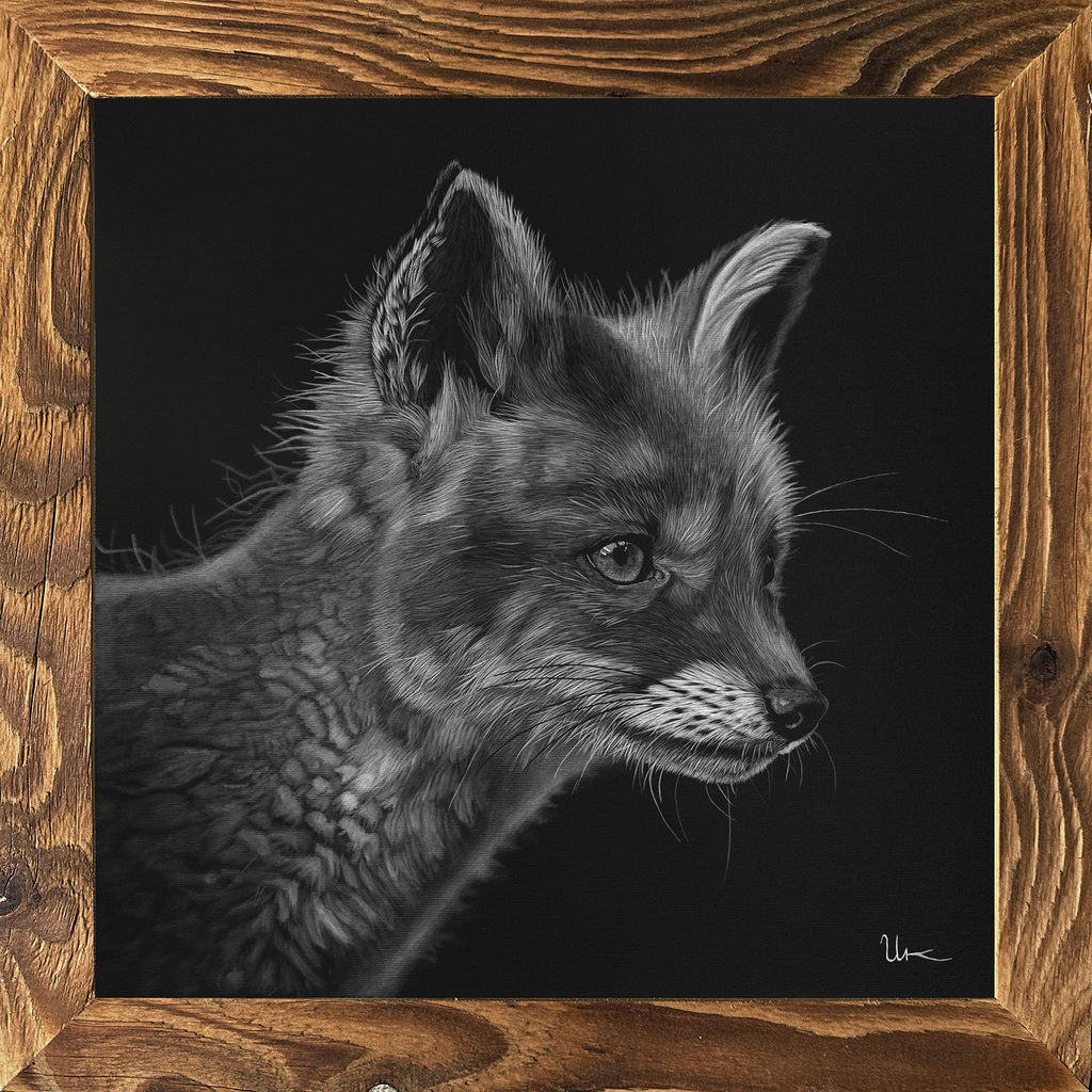 FineArt Print "Flavio" inkl. Altholzrahmen