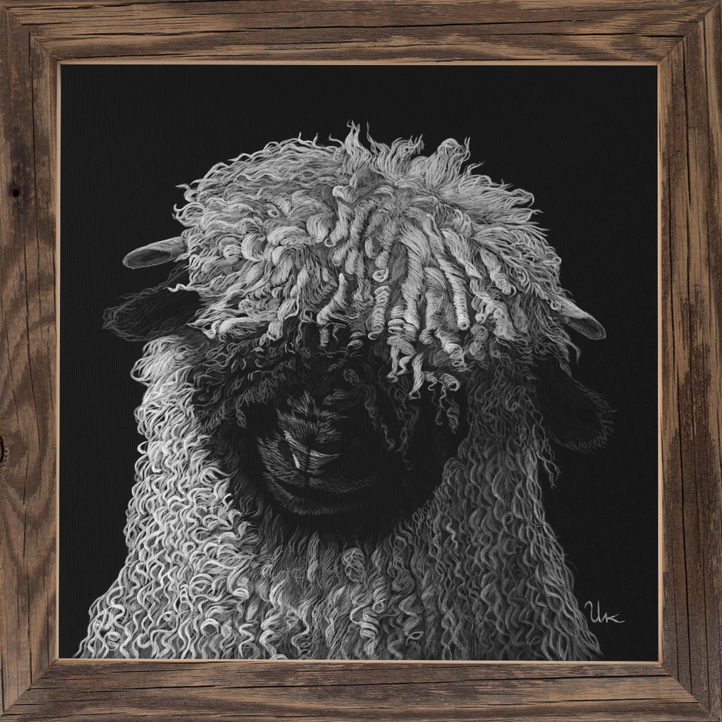 FineArt Print "Heidi" inkl. Altholzrahmen