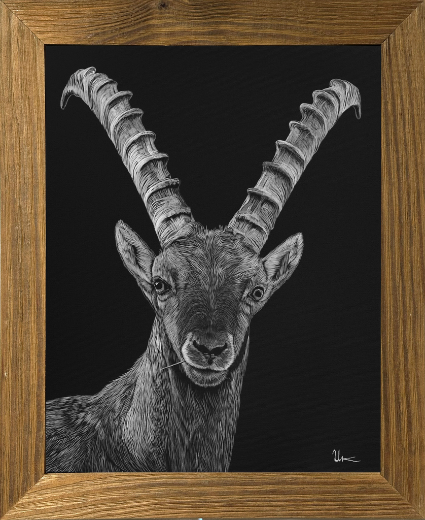 FineArt Print "Nevio" inkl. Altholzrahmen