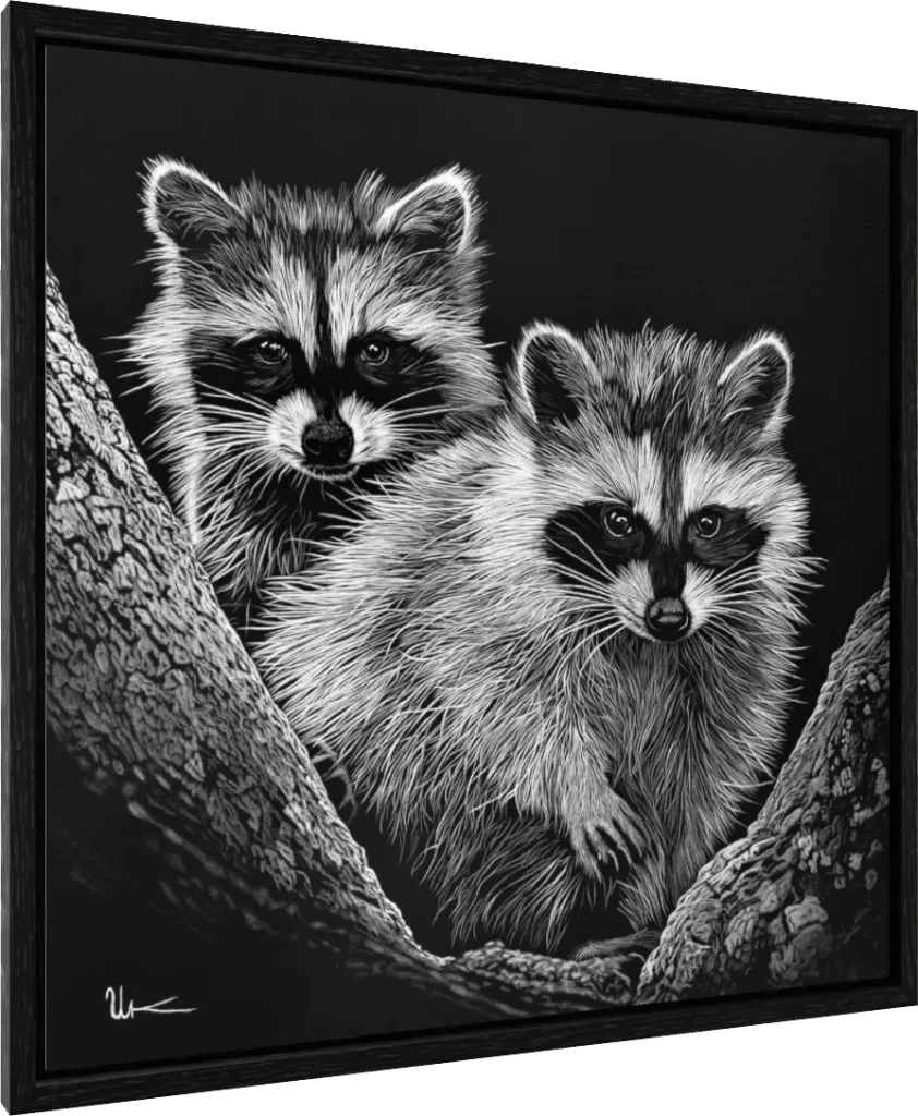 ArtBox Print "Pauli & Sophie" (Eiche schwarz, Breite 15 mm, Tiefe 29 mm)