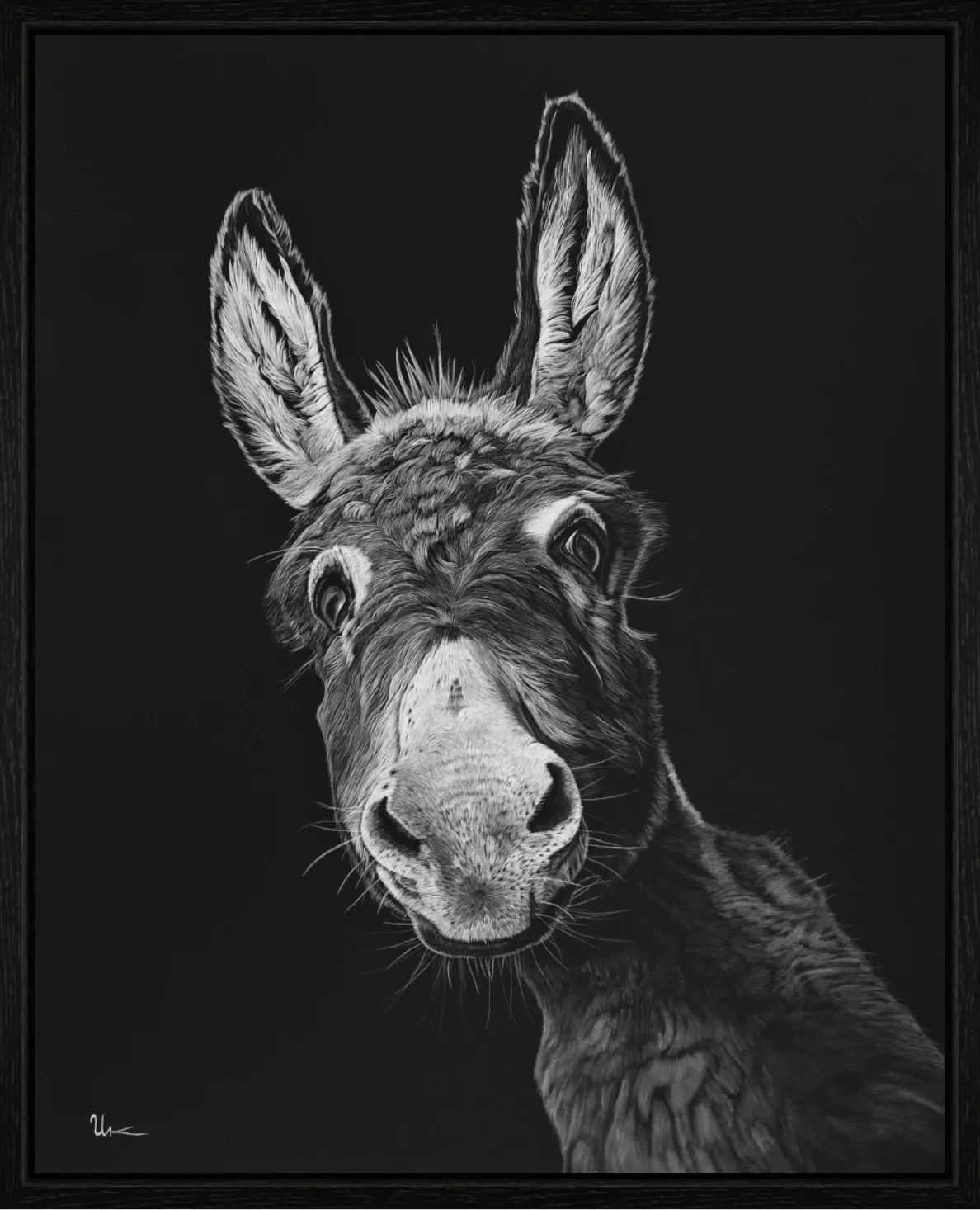 ArtBox Print "Erich" (60 x 75 cm, Eiche schwarz, Breite 15 mm, Tiefe 29 mm)