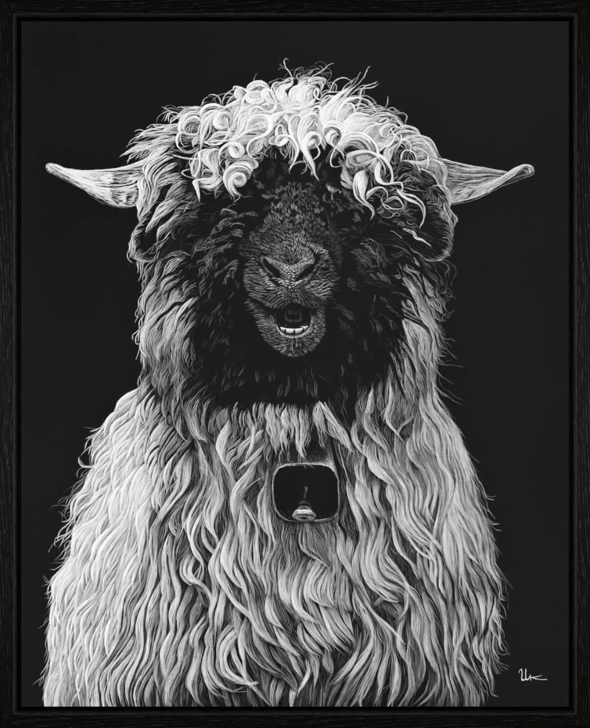 ArtBox Print "Andrea" (60 x 75 cm, Eiche schwarz, Breite 15 mm, Tiefe 29 mm)