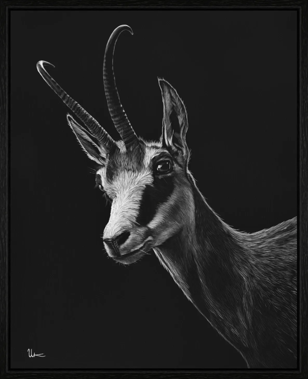 ArtBox Print "Nova" (60 x 75 cm, Eiche schwarz, Breite 15 mm, Tiefe 29 mm)