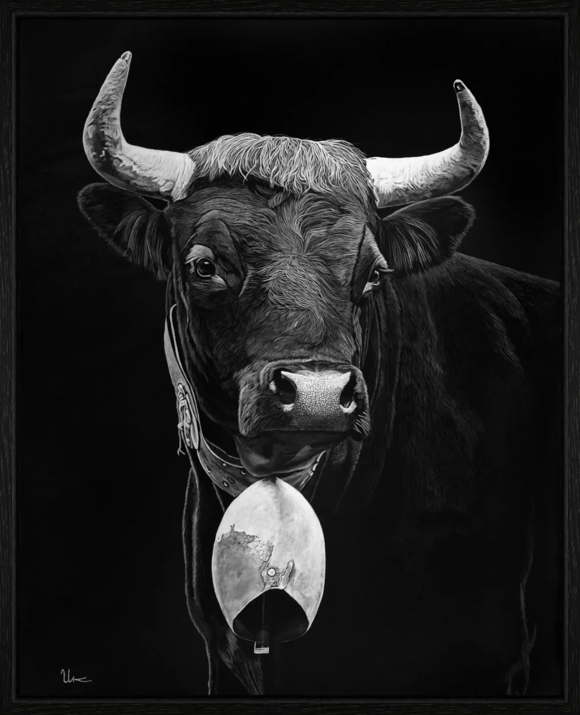 ArtBox Print "Sina" (60 x 75 cm, Eiche schwarz, Breite 15 mm, Tiefe 29 mm)