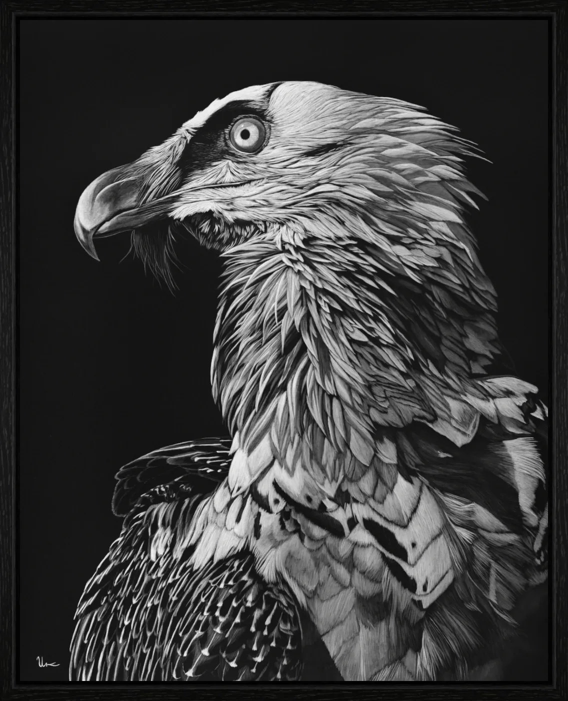 ArtBox Print "Rolf" (60 x 75 cm, Eiche schwarz, Breite 15 mm, Tiefe 29 mm)