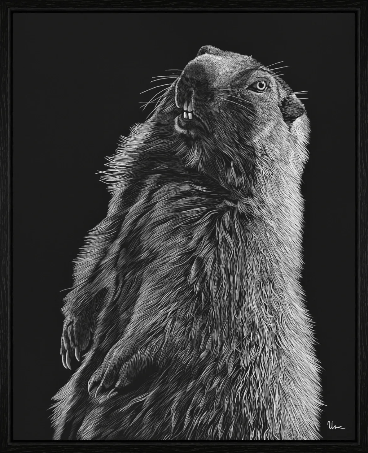 ArtBox Print "Irma" (60 x 75 cm, Eiche schwarz, Breite 15 mm, Tiefe 29 mm)
