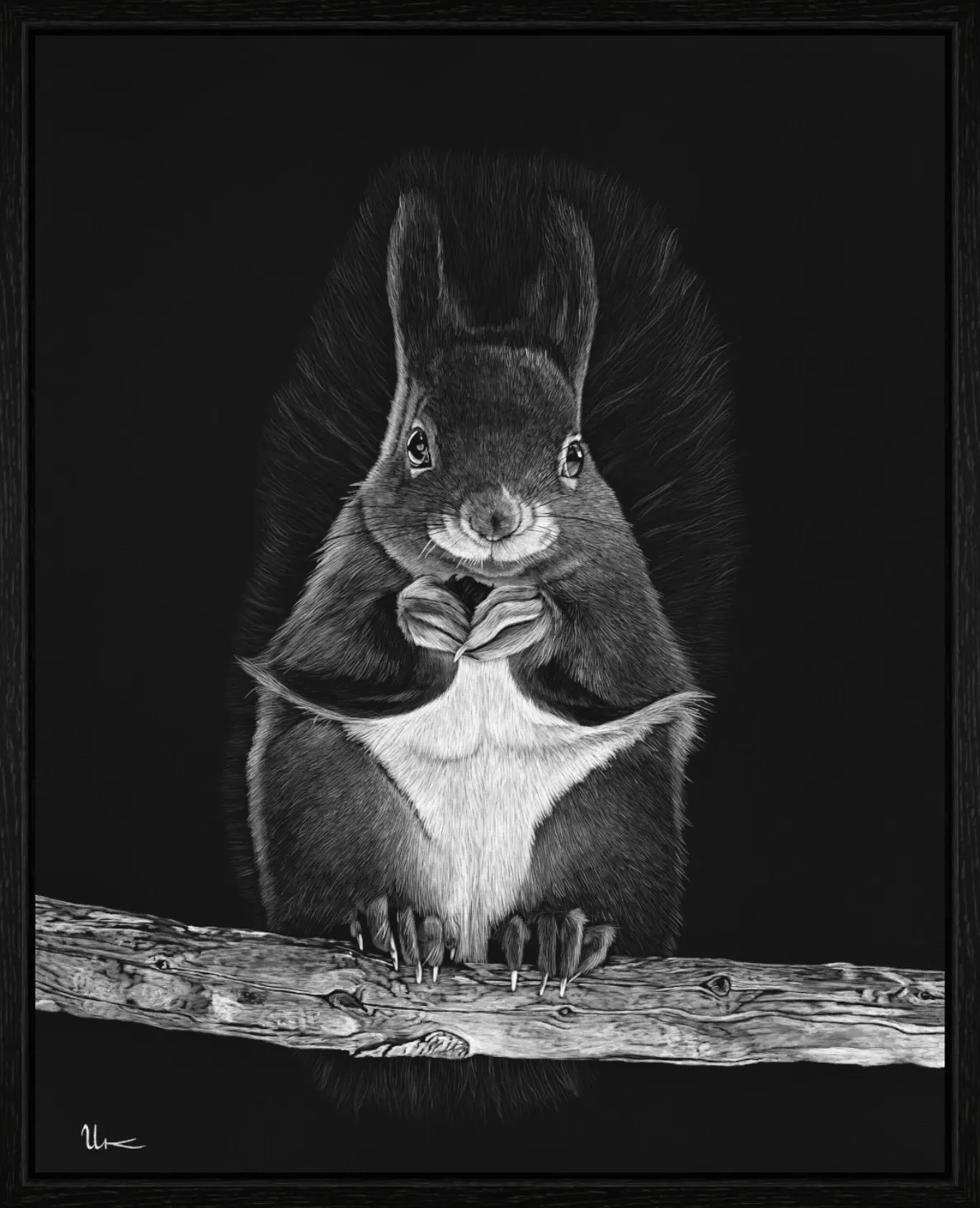 ArtBox Print "Mia" (60 x 75 cm, Eiche schwarz, Breite 15 mm, Tiefe 29 mm)
