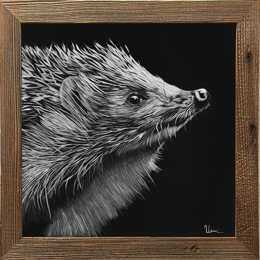 FineArt Print "Harry" inkl. Altholzrahmen