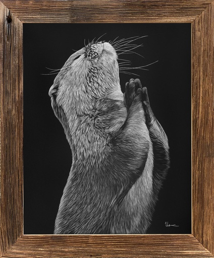 FineArt Print "Helga" inkl. Altholzrahmen