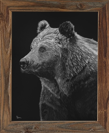FineArt Print "Linus" inkl. Altholzrahmen