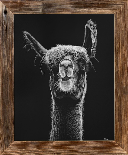 FineArt Print "Marlies" inkl. Altholzrahmen