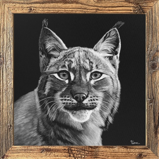 FineArt Print "Martin" inkl. Altholzrahmen