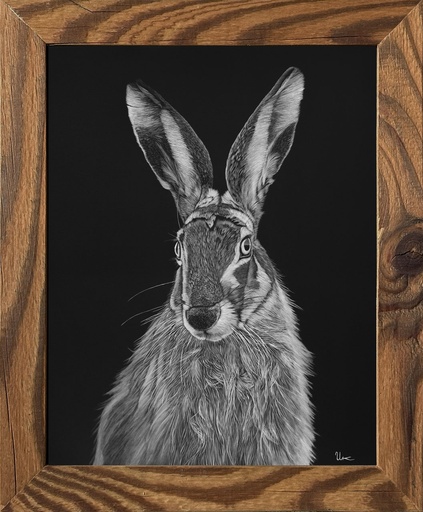 FineArt Print "Pirmin" inkl. Altholzrahmen